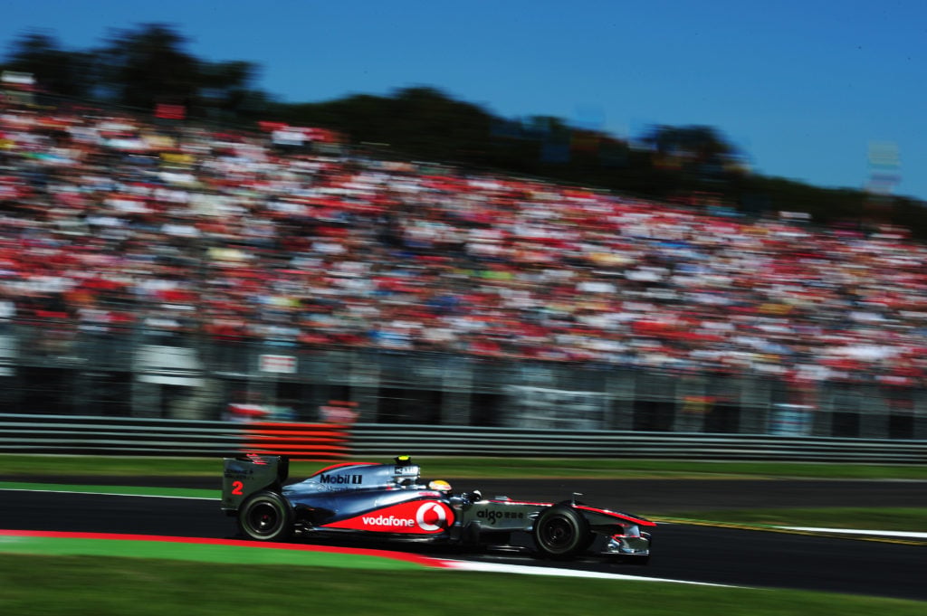 McLaren driver Lewis Hamilton at 2010 F1 Italian GP