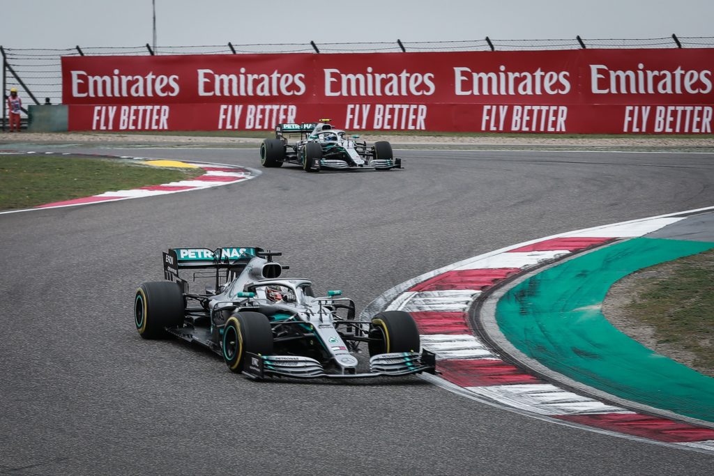 Mercedes driver Lewis Hamilton at 2019 F1 Chinese GP