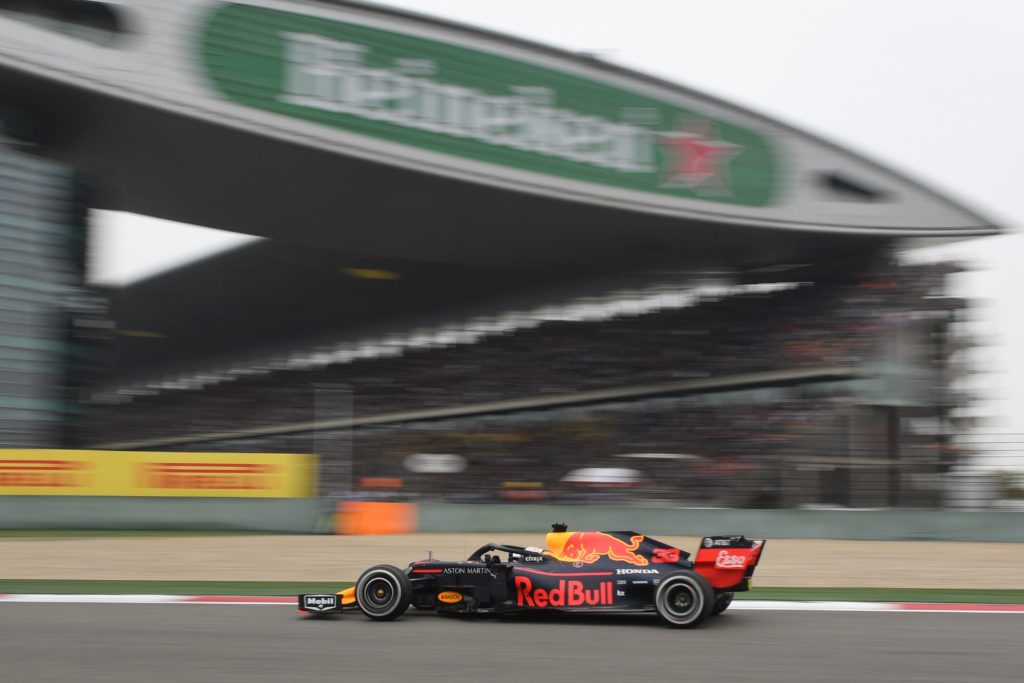 Red Bull driver Max Verstappen at 2019 F1 Chinese GP