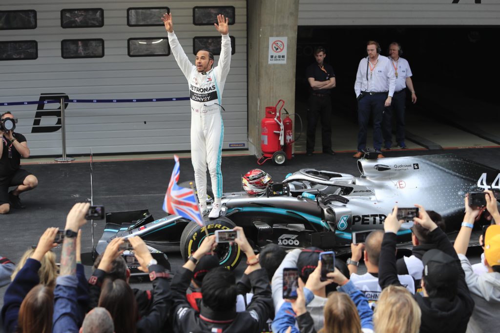 Mercedes driver Lewis Hamilton wins 2019 F1 Chinese GP