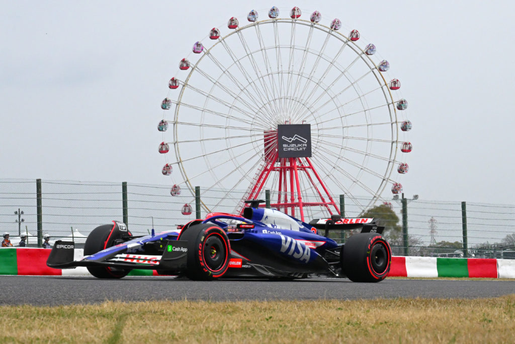 Visa Cash App RB F1 Team driver Daniel Ricciardo at 2024 Japanese GP