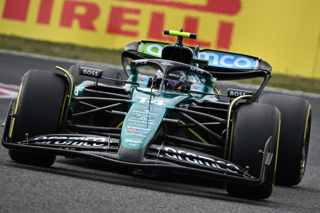 Aston Martin driver Fernando Alonso at 2024 F1 Japanese GP