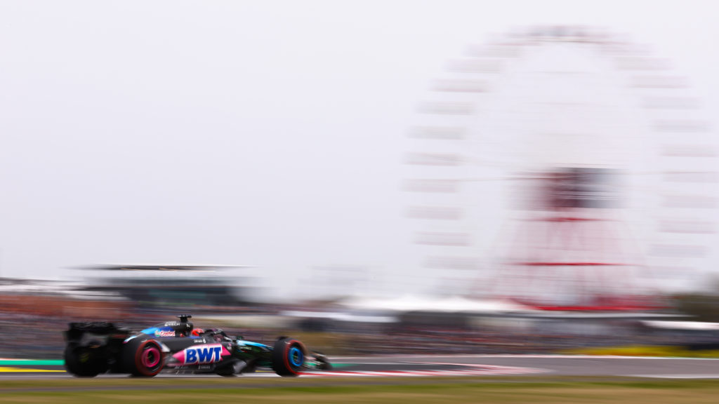 Alpine driver Esteban Ocon at 2024 F1 Japanese GP