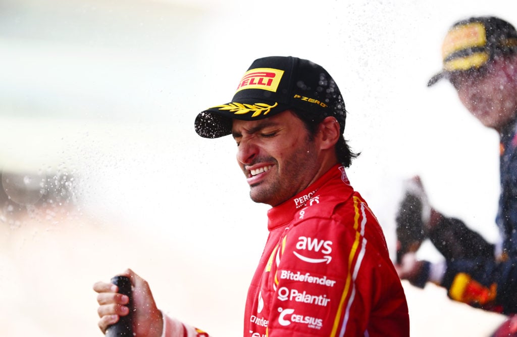 Ferrari driver Carlos Sainz at 2024 F1 Japanese GP