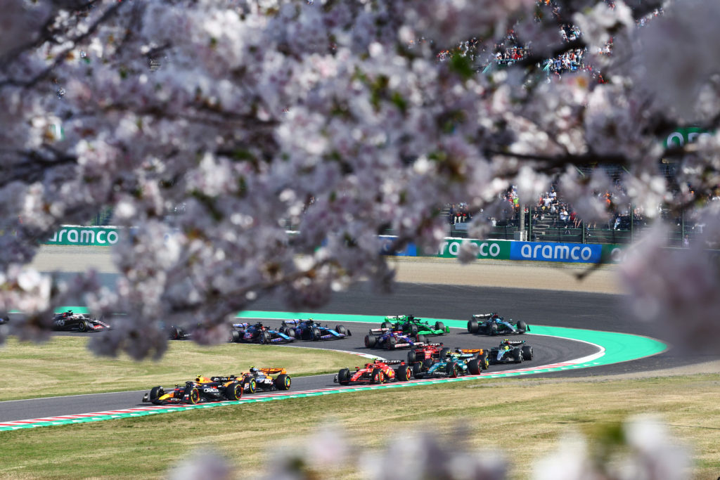 Red Bull driver Sergio Perez at 2024 F1 Japanese GP