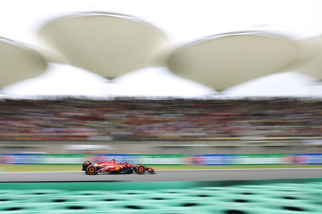 Ferrari driver Carlos Sainz in F1 Sprint at 2024 Chinese GP