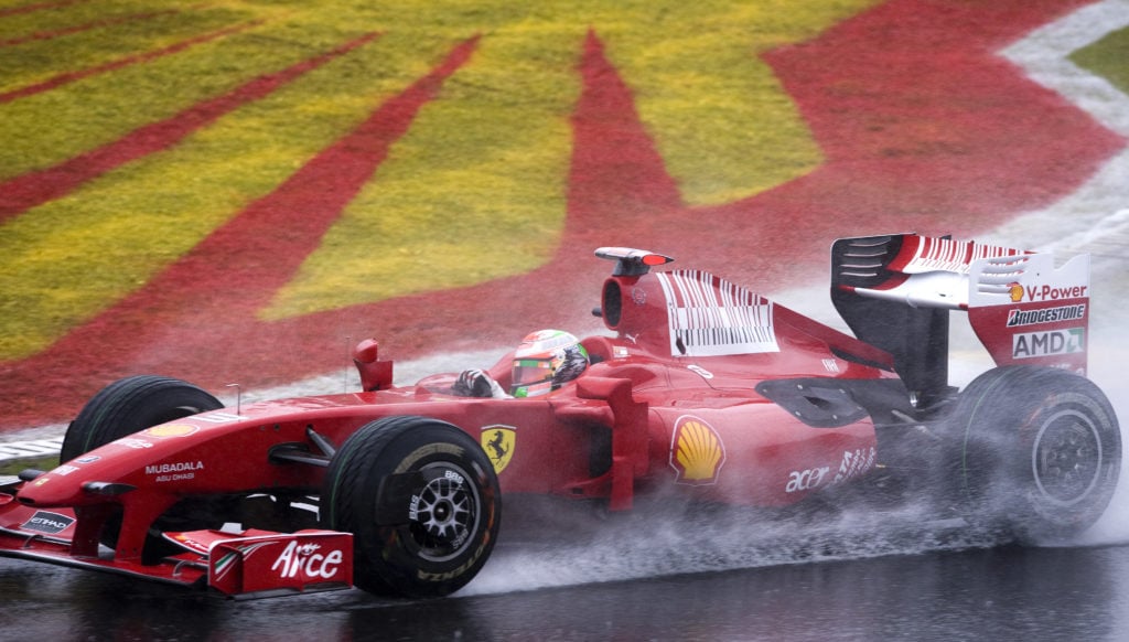Italian Formula One driver Giancarlo Fis