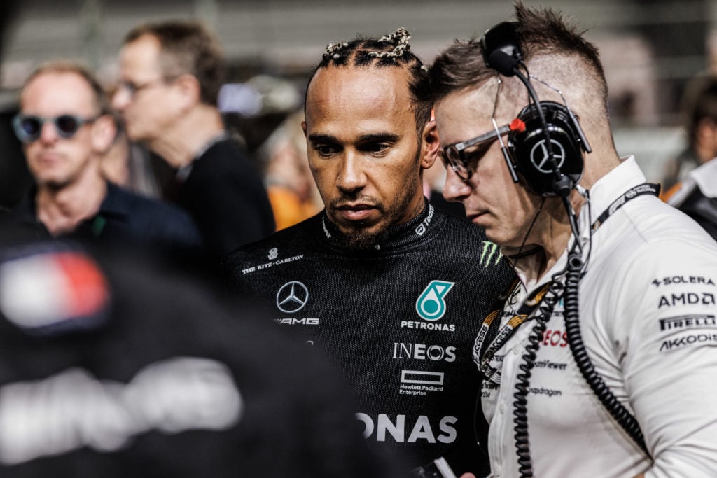 Lewis Hamilton of Great Britain and Mercedes-AMG PETRONAS