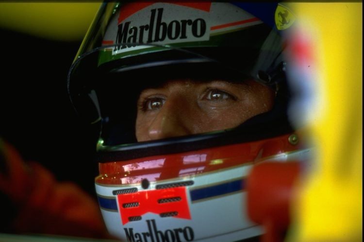 1992:  Portrait of Scuderia Ferrari driver Ivan Capelli of Italy before the Brazilian Grand Prix at the Interlagos circuit in Sao Paulo, Brazil. Ca...