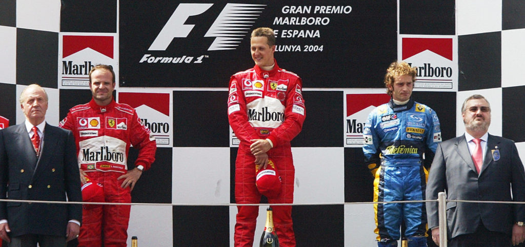 German Ferrari driver Michael Schumacher