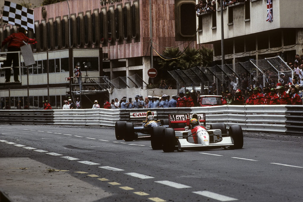Ayrton Senna, Nigel Mansell, Grand Prix Of Monaco