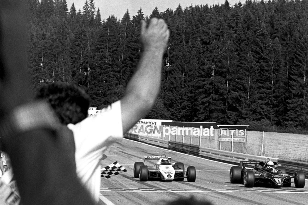 De Angelis, Rosberg, Grand Prix of Austria