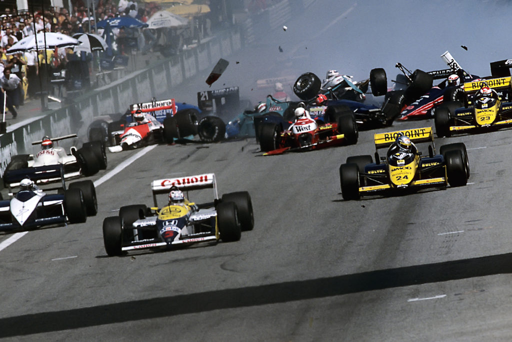 Nigel Mansell, Ricardoo Patrese, Alessandro Nannini, Eddie Cheever, Stefan Johansson, Christian Danner, Adrian Campos, Ivan Capelli, Philippe Alliot, Grand Prix Of Austria