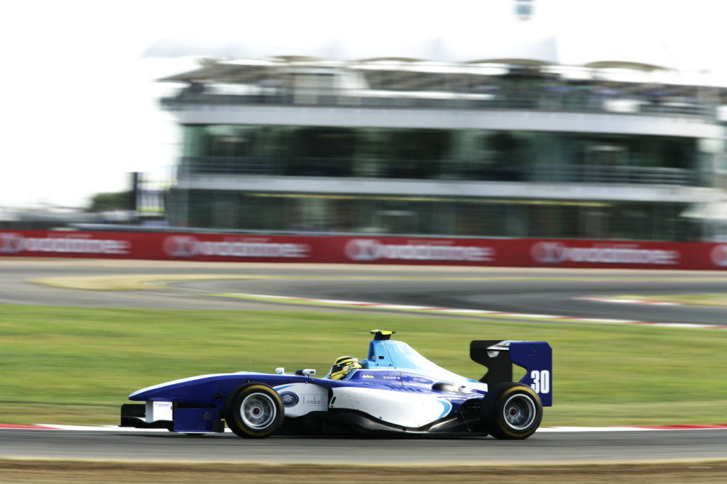 2010 GP3 Series..Round 4..Silverstone, England. 10th July 2010. Saturday Qualifying. .Oliver Oakes, (GBR, Atech CRS GP). .Action. .World Copyright: Drew Gibson/GP3 Media Service. .Digital Image _Y8P0746.