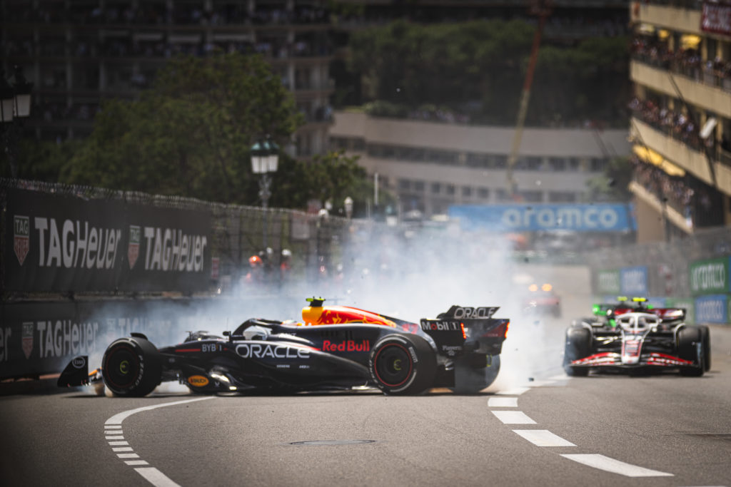 Oracle Red Bull Racing's Mexican driver Sergio Perez