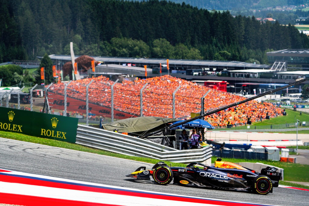 Oracle Red Bull Racing Team's Dutch driver Max Verstappen