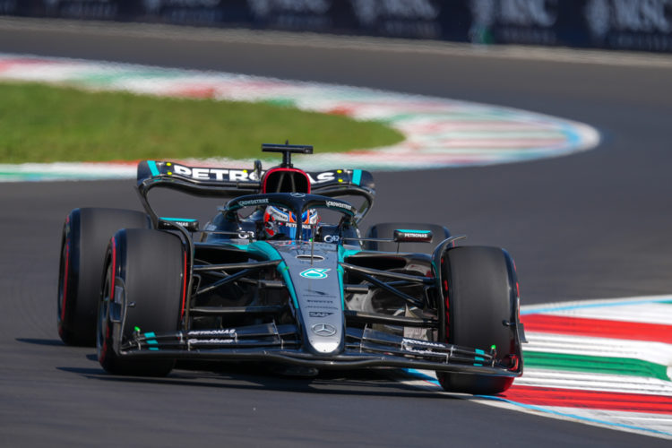 Andrea Kimi Antonelli of the UK drives the (12) Mercedes-AMG Petronas F1 Team F1 W15 E Performance Mercedes during the Formula 1 Pirelli Gran Premi...