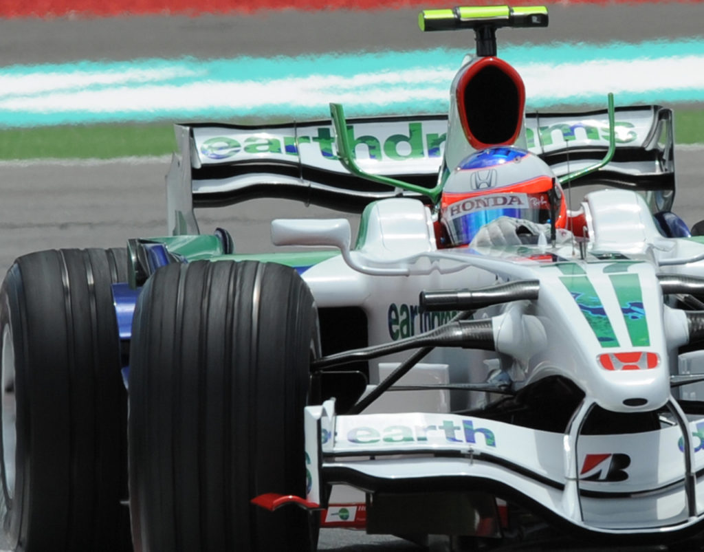 Brazilian Formula One driver Ruben Barri