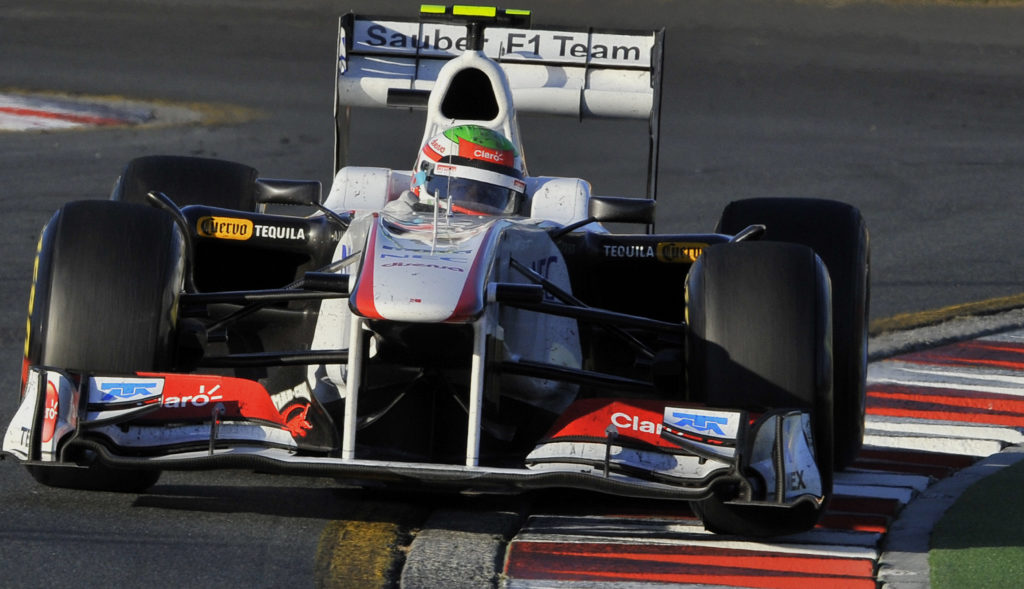 Sauber F1-Ferrari driver Sergio Perez of