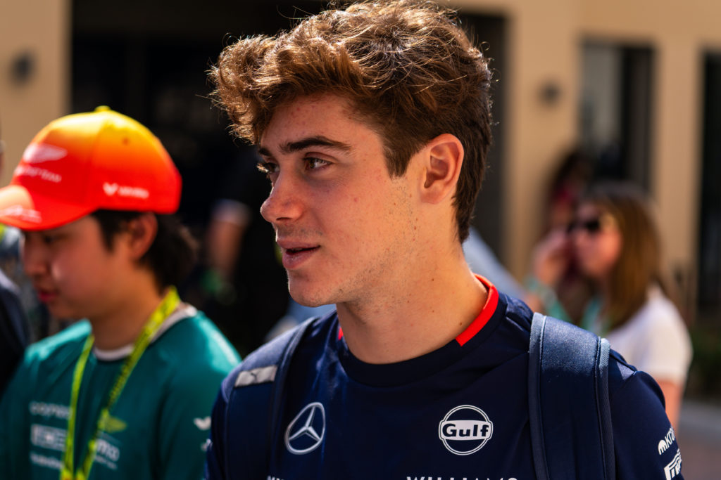 Williams Racing team's argentine driver Franco Colapinto in
