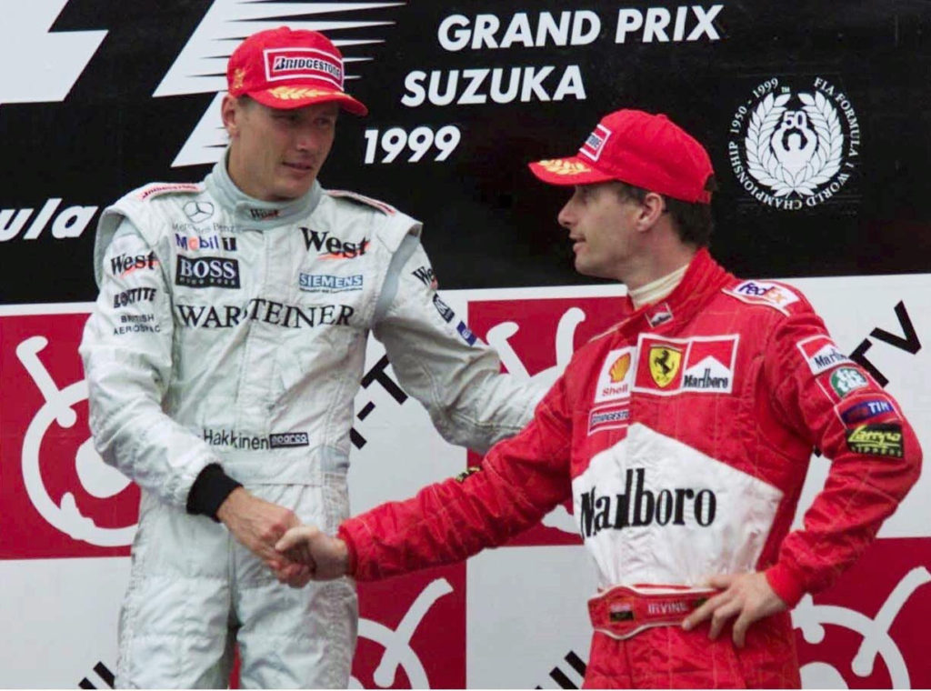 Mika HAKKINEN ,Eddie IRVINE/GP VON JAPAN 1999