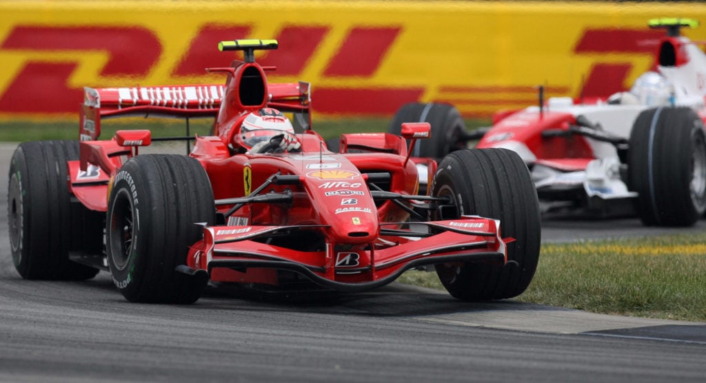 Formula One Ferrari driver Kimi Raikkone