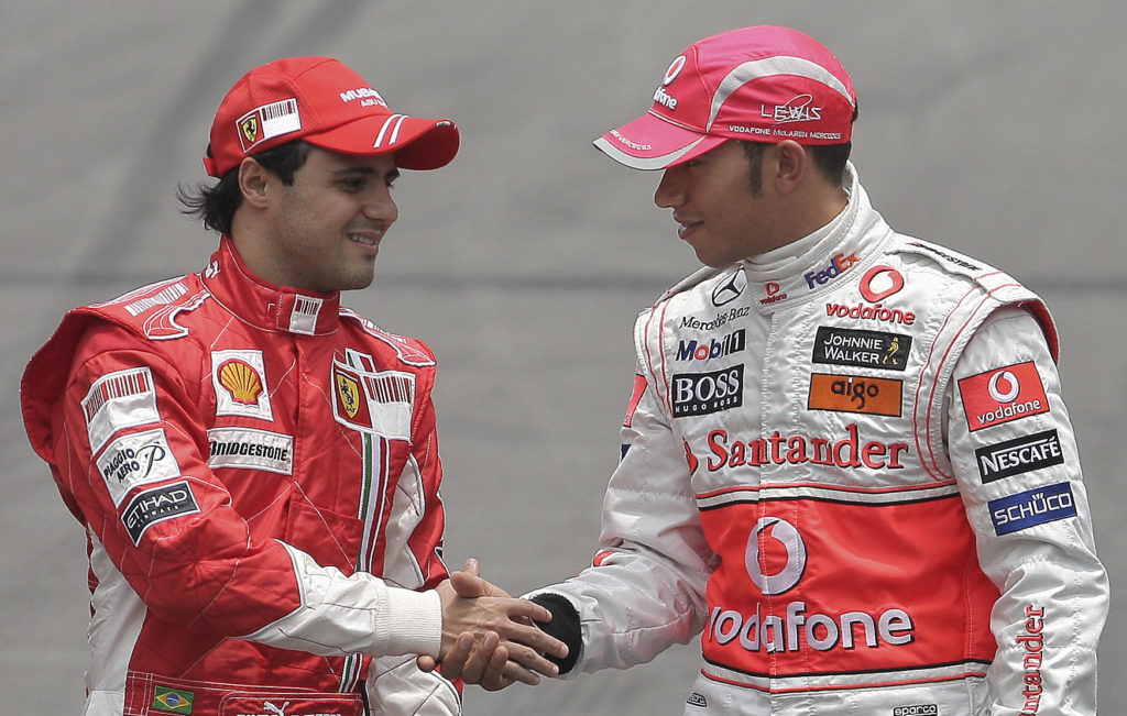 Brazilian Formula One driver Felipe Mass