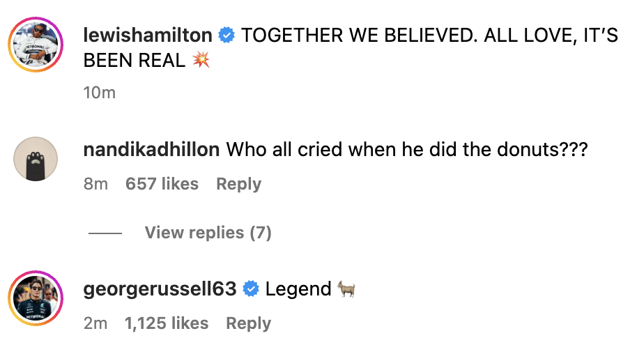 George Russell uses one word to describe Lewis Hamilton after the Abu Dhabi Grand Prix