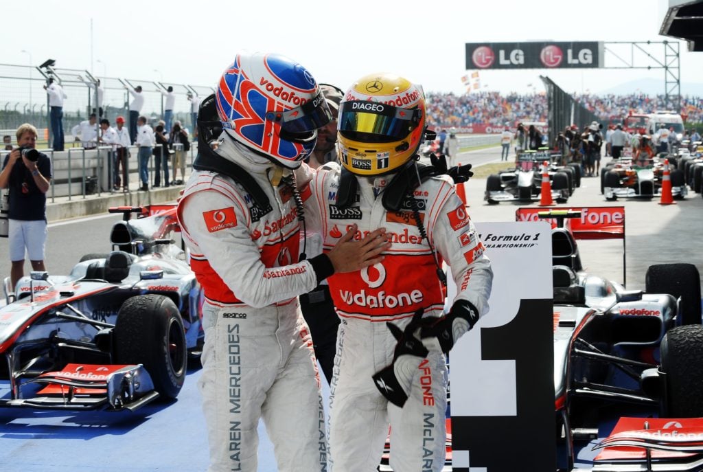 McLaren Mercedes' British driver Lewis H