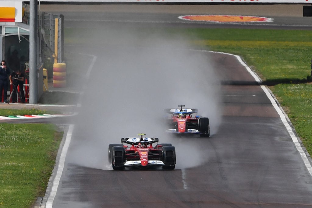 Ferrari F1 Spray Guard Testing Session