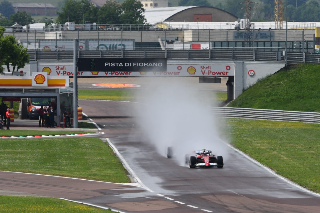Ferrari F1 Spray Guard Testing Session