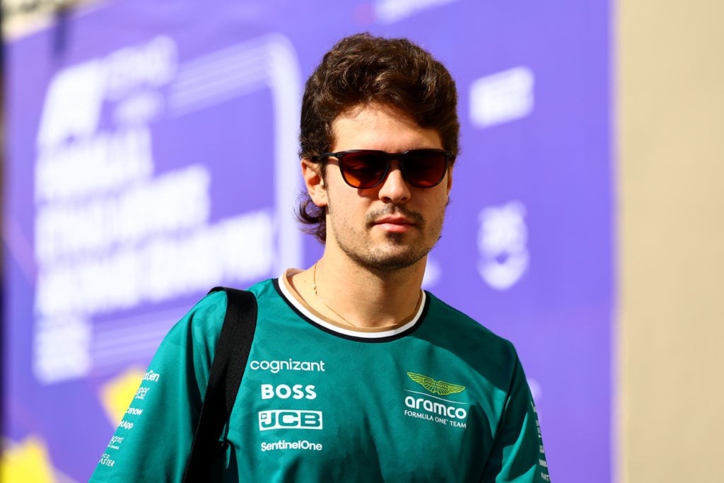 Felipe Drugovich during practice at the 2024 Abu Dhabi Grand Prix