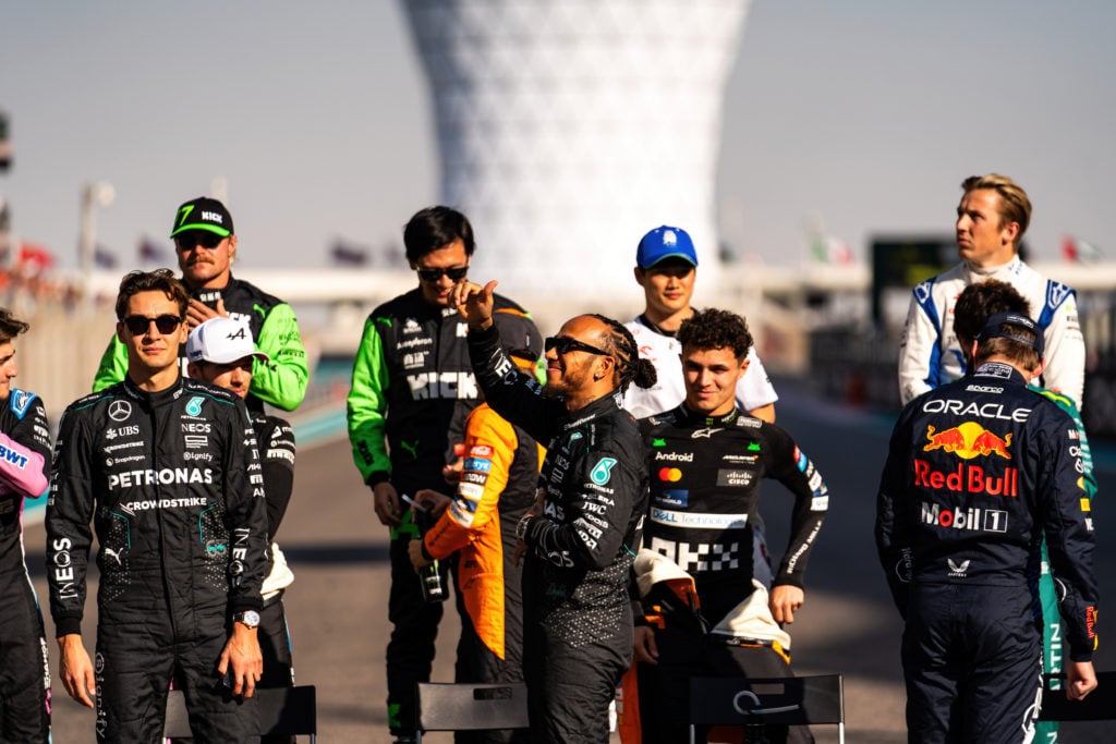 Mercedes AMG Petronas F1 Team's English driver Lewis