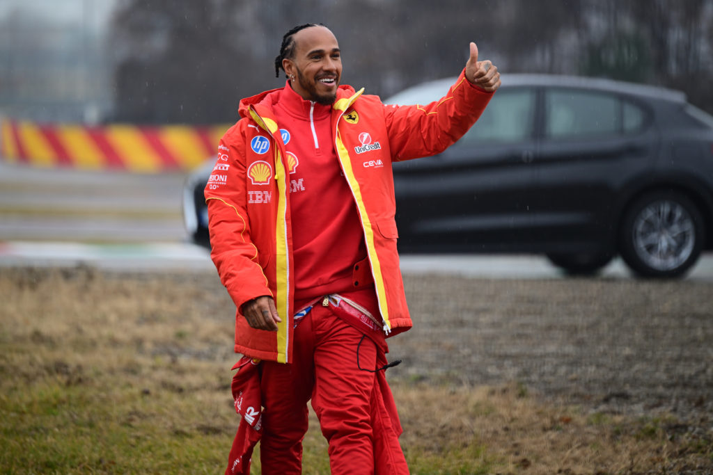Lewis Hamilton's Ferrari Test