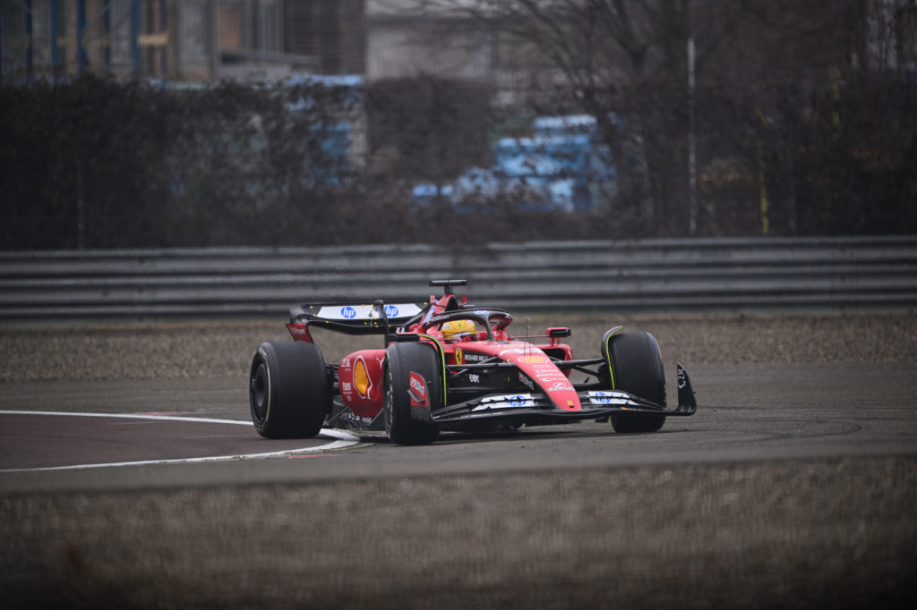 Lewis Hamilton's Ferrari Test