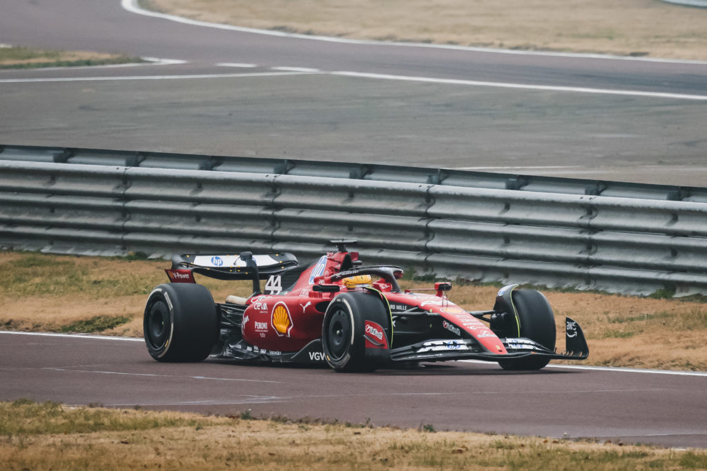Lewis Hamilton's Ferrari Test