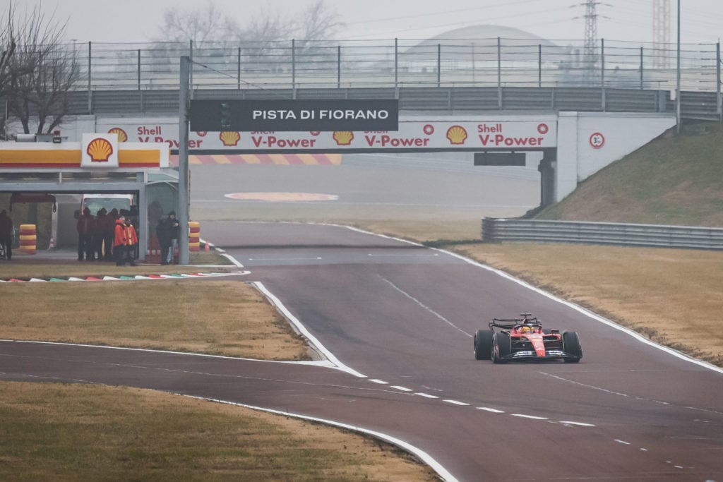 Lewis Hamilton's Ferrari Test