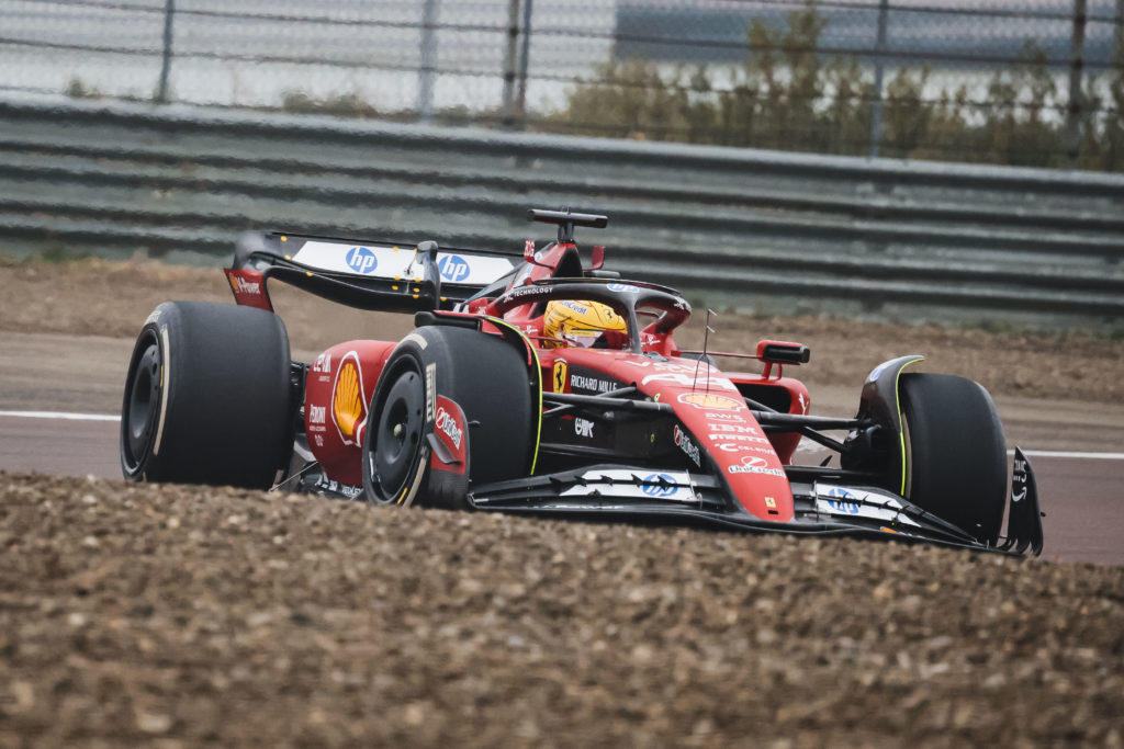 Lewis Hamilton's Ferrari Test