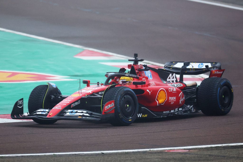 Lewis Hamilton tests for Ferrari