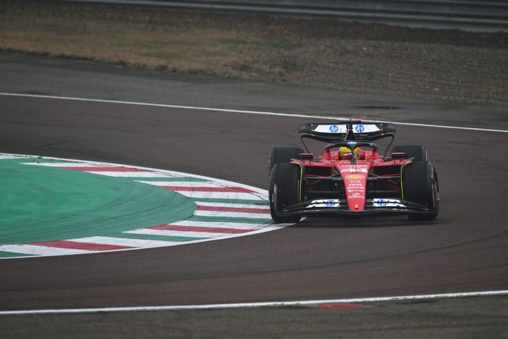 Lewis Hamilton tests for Ferrari