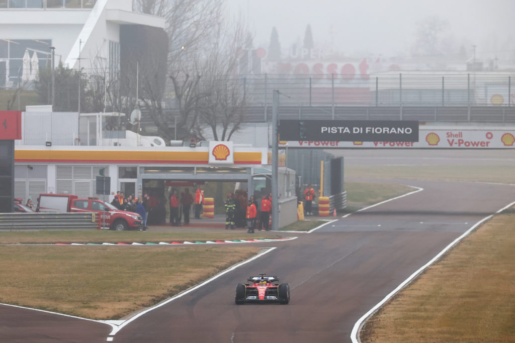 Lewis Hamilton tests for Ferrari