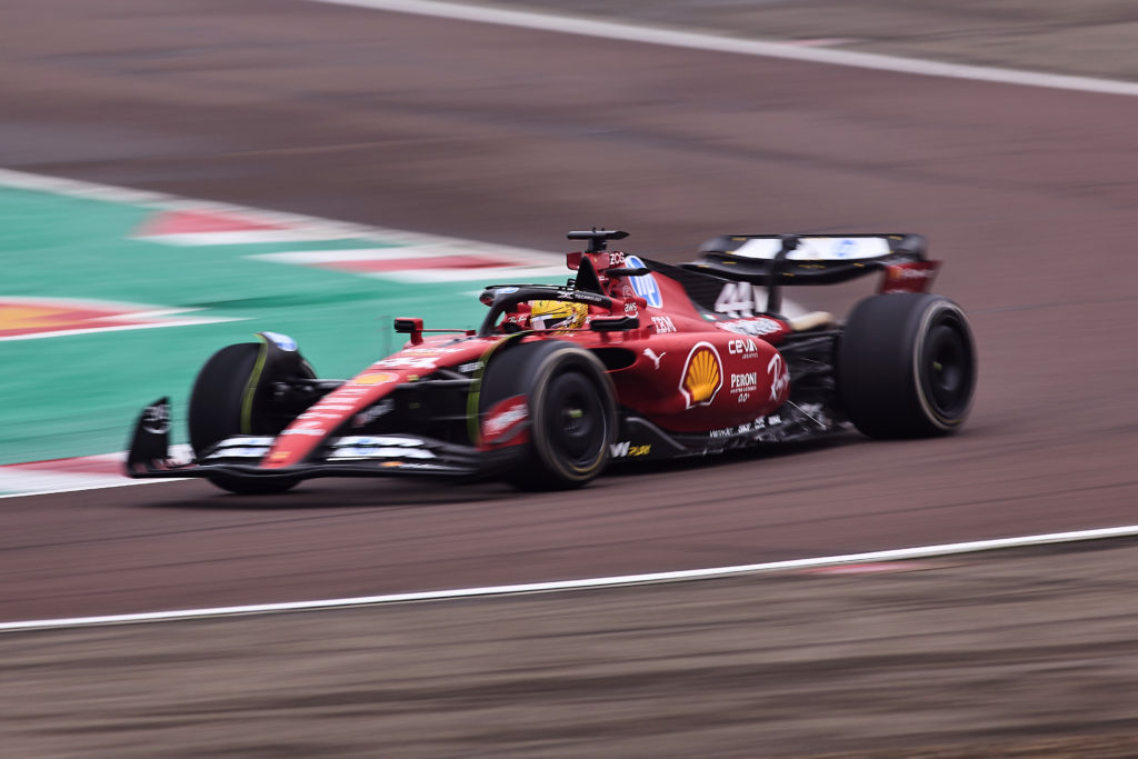 Lewis Hamilton Tests For Ferrari