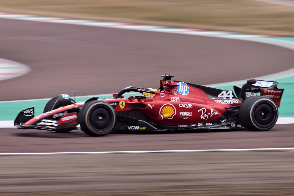 Lewis Hamilton Tests For Ferrari