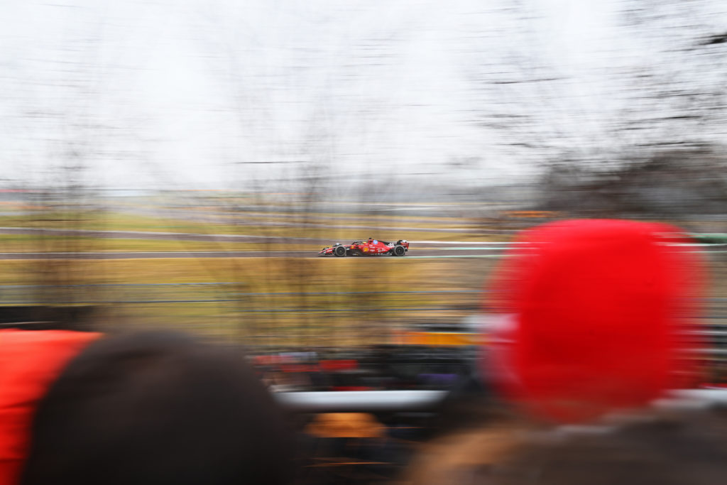 Lewis Hamilton tests for Ferrari