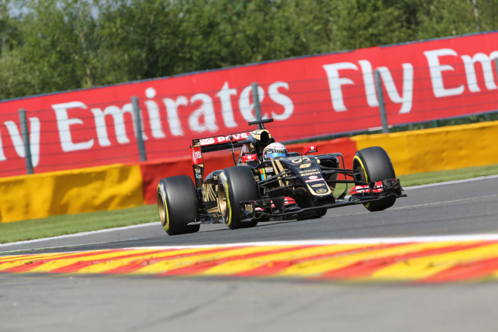 2015 Formula 1 Shell Belgian Grand Prix free practice 2 at Circuit de Spa-Francorchamps in Belgium, August 21, 2015.