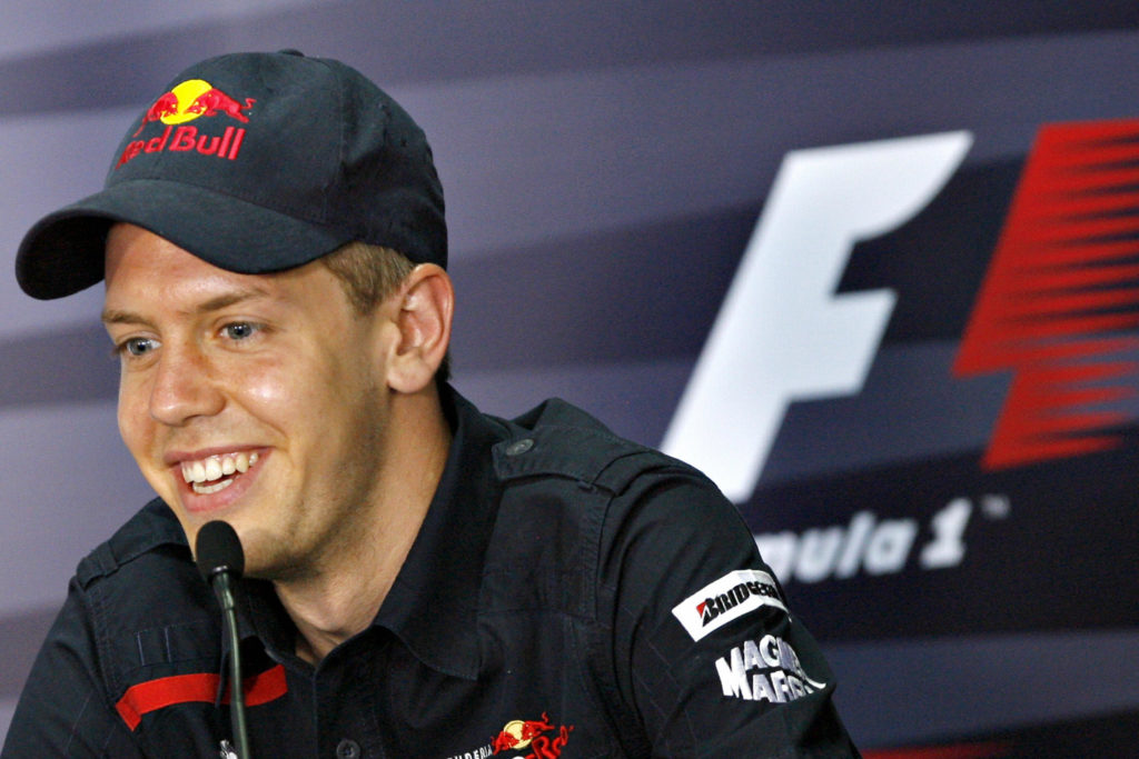 German Sebastian Vettel of Torro Rosso s
