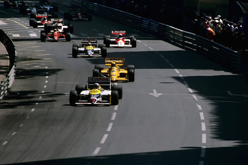 Nigel Mansell, Ayrton Senna, Nelson Piquet, Grand Prix Of Monaco