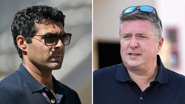 Sky Sports F1 pundits Karun Chandhok and David Croft arrive in the paddock for the 2024 Azerbaijan Grand Prix and 2025 pre-season Bahrain test.