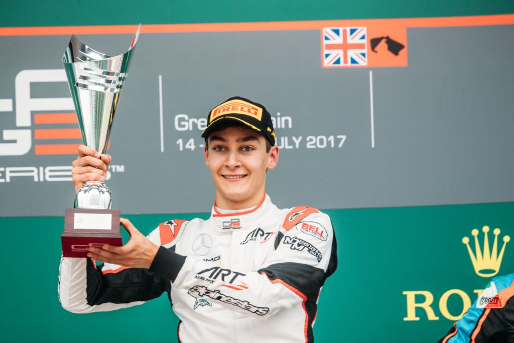 2017 GP3 Series Round 3. .Silverstone, Northamptonshire, UK..Saturday 15 July 2017..George Russell (GBR, ART Grand Prix). .Photo: Malcolm Griffiths/GP3 Series Media Service..ref: Digital Image MALC7232