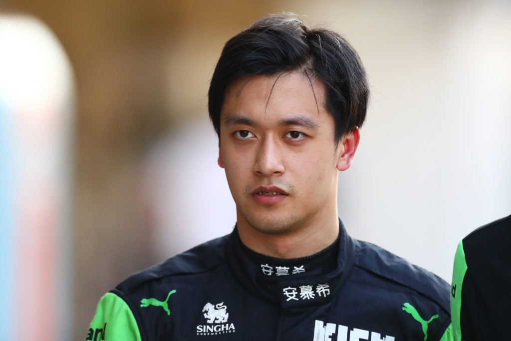 Zhou Guanyu driving for Sauber at the 2024 Formula 1 Abu Dhabi Grand Prix